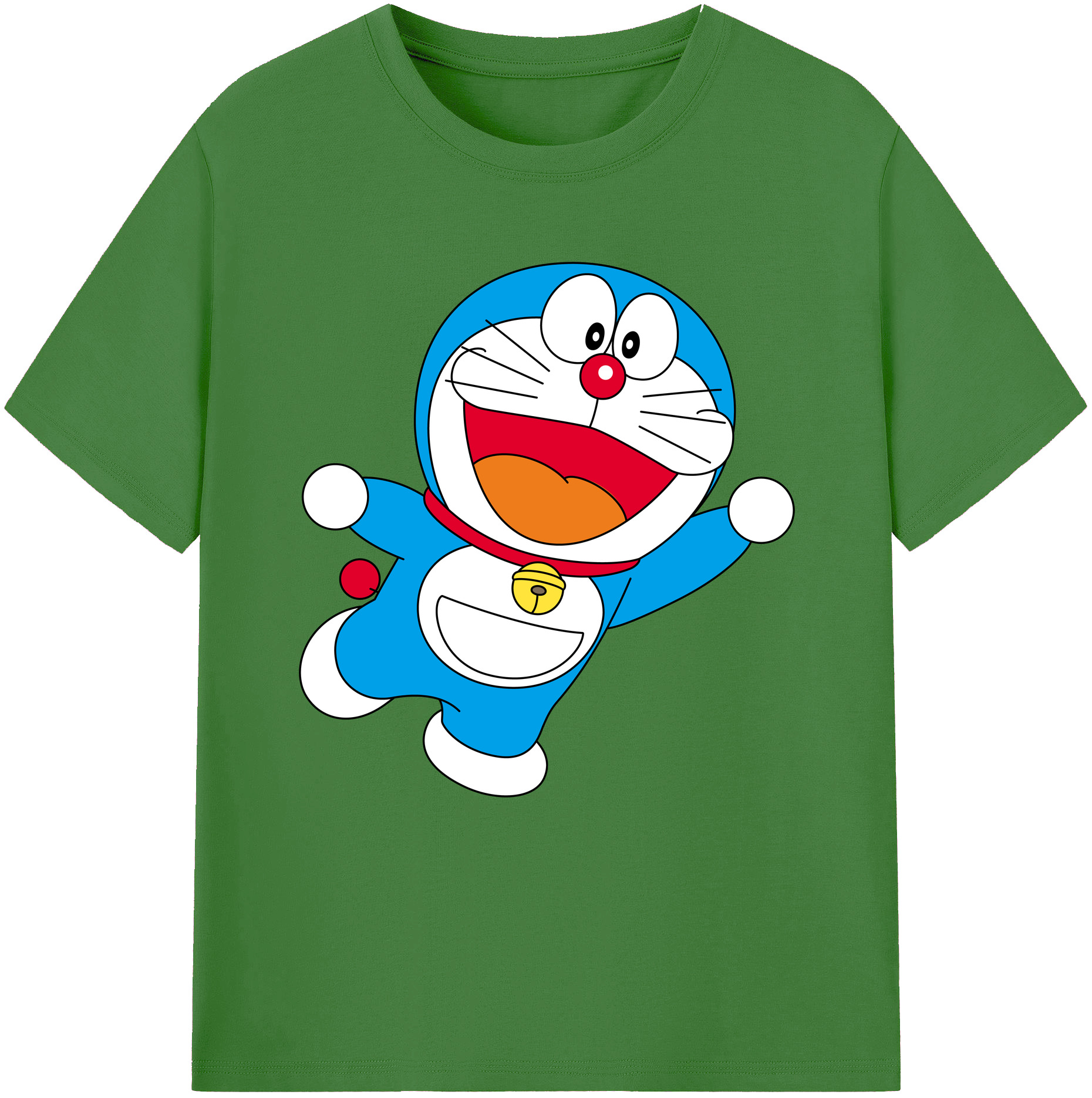 （画像用） ドラえもん Doraemon レディースカジュアルプリントTシャツ（綿100％）
